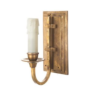 East Borne 1 Light Wall Lamp Antique Brass - ELPIM901AB