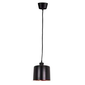 Portofino Small Pendant Black / Copper - ELPRFT18BLKCOP