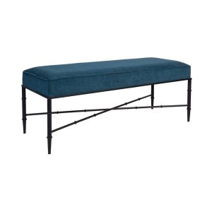 Hacienda Bench Ottoman Teal Chenille - 32235