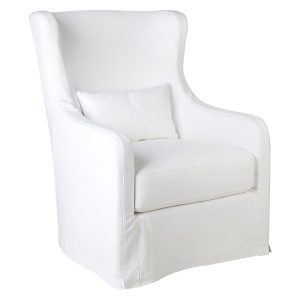 Riviera Slip Cover Occasional Chair White - 32279