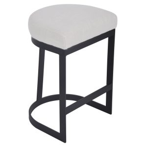 Brooke Black Kitchen Stool Natural - 32561