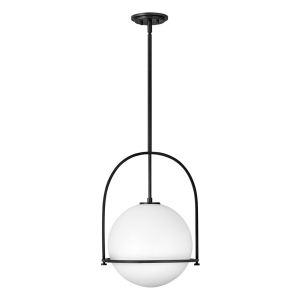 Somerset 1 Light 16" Pendant Black - U/HK/3405BK