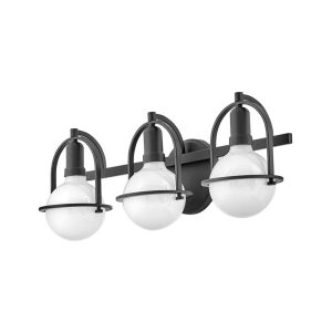 Somerset 3 Light Wall Light Black - U/HK/53773BK