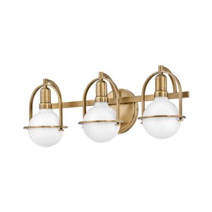 Somerset 3 Light Wall Light Heritage Brass - U/HK/53773HB