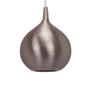 Amstel 1 Light Pendant Small Silver - ELASWPDL29SML