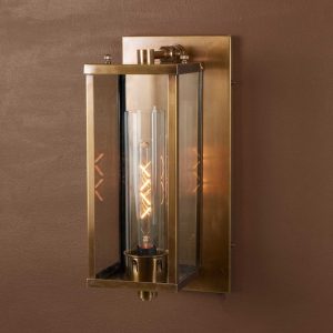 Pavillion Outdoor Wall Light Antique Brass - ELPIM31330AB