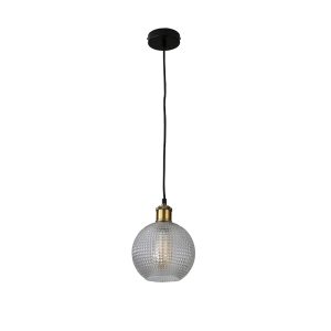 Raffy 1 Light Pendant Clear / Antique Brass - OL62275/25AB