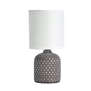 Vera 1 Light Table Lamp Taupe / White - OL90118TP