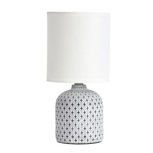 Vera 1 Light Table Lamp White - OL90118WH