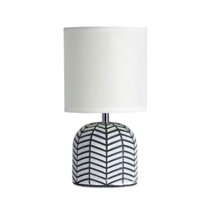 Mandy 1 Light Table Lamp White - OL90119WH