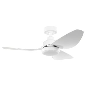 Torquay 42" 20W Dimmable LED DC Ceiling Fan Matt White / Tri-Colour - 20522601