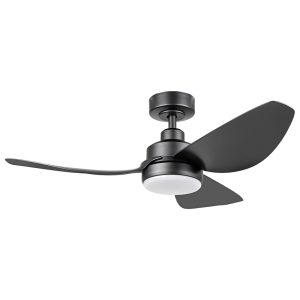 Torquay 42" 20W Dimmable LED DC Ceiling Fan Matt Black / Tri-Colour - 20522602