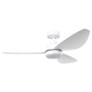 Torquay 48" 20W Dimmable LED DC Ceiling Fan Matt White / Tri-Colour - 20522801