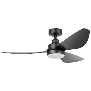 Torquay 48" 20W Dimmable LED DC Ceiling Fan Matt Black / Tri-Colour - 20522802