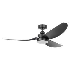 Torquay 56" 20W Dimmable LED DC Ceiling Fan Matt Black / Tri-Colour - 20523102