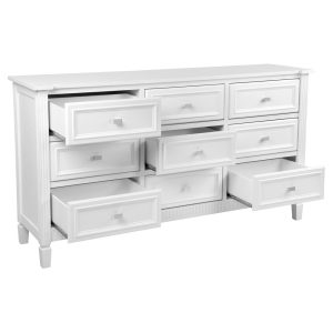 Merci 9 Drawer Chest White - 30962