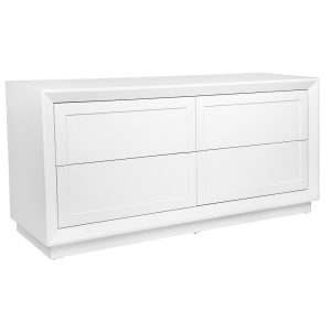 Balmain Oak Chest White - 32485