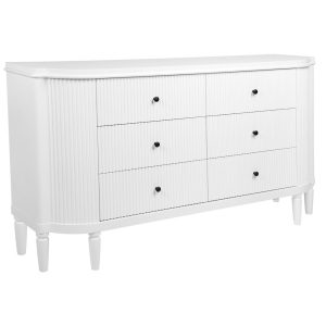 Arielle 6 Drawer Chest White - 32495