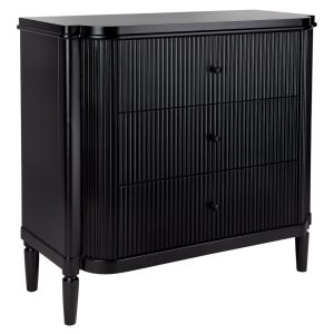 Arielle 3 Drawer Chest Black - 32623