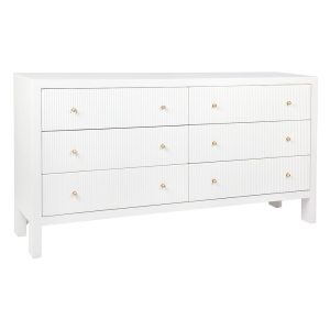 Ariana 6 Drawer Chest White - 32650