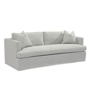 Birkshire 3 Seater Slip Cover Sofa Grey Linen - 32788