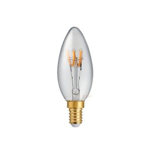 Filament Clear Candle Tre Loop LED 2W E14 Dimmable / Extra Warm White - F214-C35V-C