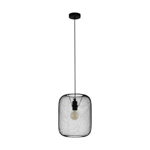 Wrington 1 Large Pendant Black - 43331N