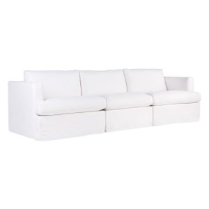 Birkshire Slip Cover Modular Sofa White Linen Option 3 - B32728