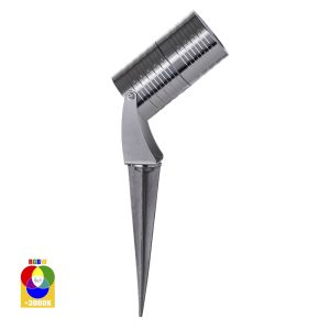 Nova 5W 12V DC LED Spike Light Stainless Steel / RGBW - HV1462RGBW-SS316