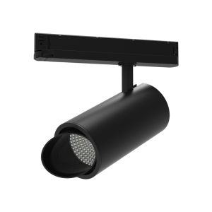 Zone 30W 36° 3 Circuit Dimmable Track Light Black / Tri-Colour - ZONE1BK + ZONERING2BK + ZONESHADE1BK