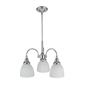 Benson 3 Light Pendant Chrome Downward - 1001174