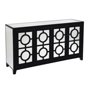 Stockton Mirrored Buffet Black - 30243