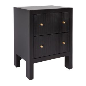 Ariana Bedside Table Small Black - 32647