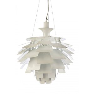 Artichoke 3 Light Pendant White - ARTICHOKE-3P WHT