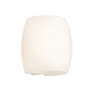 Linton 1 Light Wall Light White - LINT1W