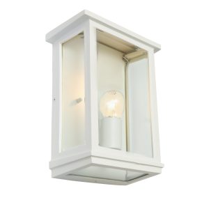 Madrid 1 Light Wall Light Large White - MAD1ELGWHT