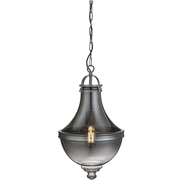 Clara Pendant Light Black - R1458-1P-BL