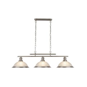 Sylvia Decorative 3 Light Pendant Satin Chrome - R2683-SC