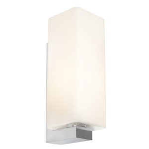 Ramon 1 Light Wall Light Chrome / Opal - RAMO1WCH