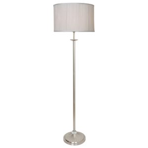 Mia 1 Light Floor Lamp Antique Silver - MIA1FLAS