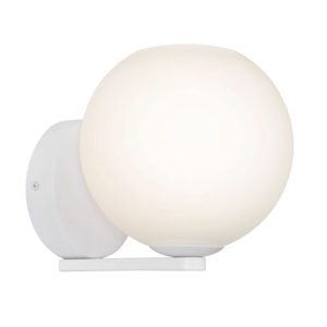 Orpheus 1 Light Wall Light White - ORPH1WWHT