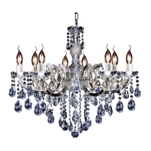 Zurich 8 Light Crystal Chandelier Chrome - 1000617