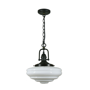 Paramount Chain Pendant Patina With Chateau Glass - 1000701