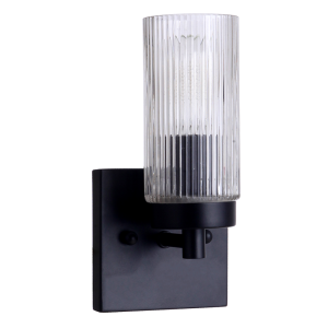 Chester 1 Light Wall Light Matt Black - 1001106