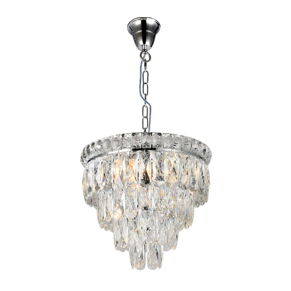 Emporia 3 Light Crystal Pendant Chrome - 1001177