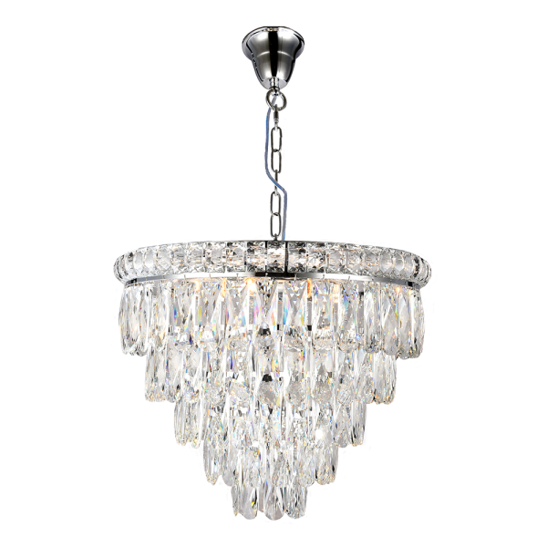 Emporia 8 Light Crystal Pendant Chrome - 1001179