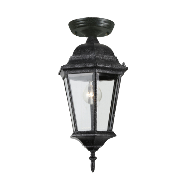 Junction Small Under Eave Light Antique Black IP44 - 1001242