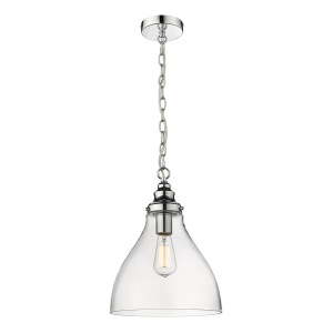 Keys Small 1 Light Pendant Chrome - 1001246