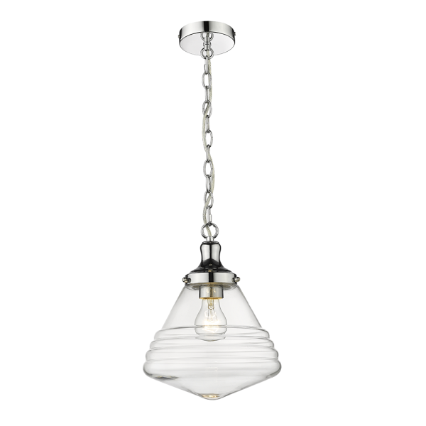 Spacey Small 1 Light Pendant Chrome - 1001248