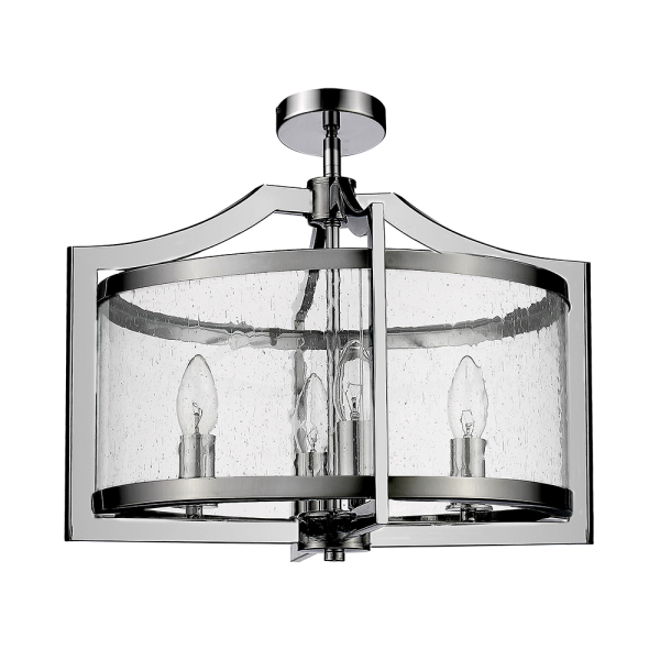 Tyson Medium 4 Light Semi-Flush Mount Chrome - 1001260